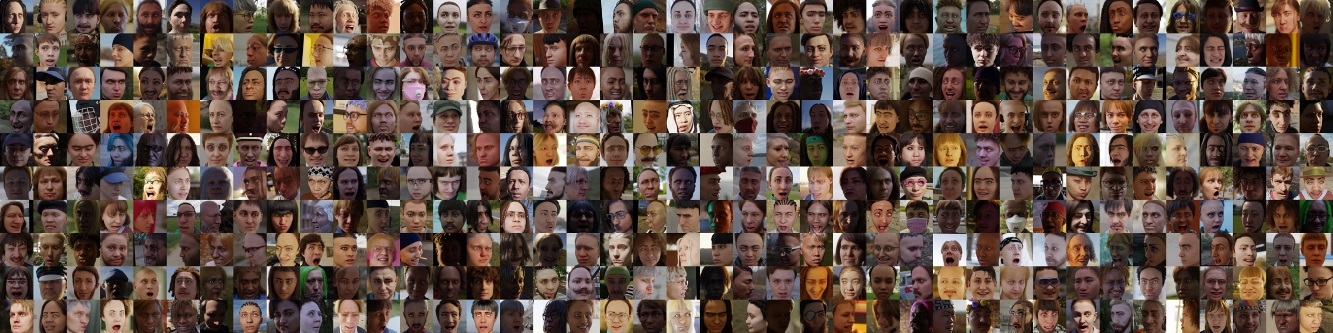 Synthetic faces from Microsoft's DigiFace